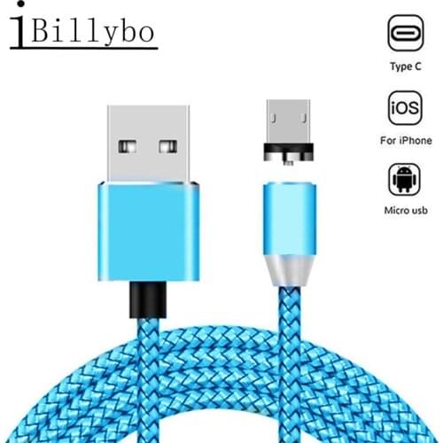 USB Charge Cable For Samsung galaxy A10 A50 A6 J7 J3 Honor 8X 7A Oppo A7 F7 R11 Android 360 Degree Round Magnetic Charger Cord