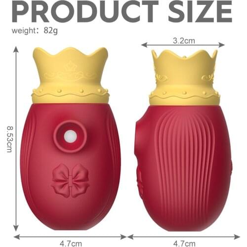 Tongue Licking Vibrator Crown shape Massager Soft Silicone g-spot clitoris Stimulator Nipple sucker Adult Sex Toys For Women