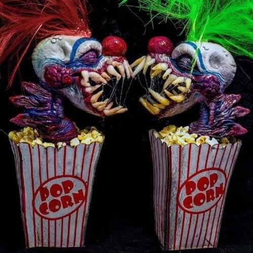 Funny Halloween Fidget Squishy Popcorn Dinosaur Toy Decompression Handcrafted Art Clown Perfect Collection Decor With Glowing