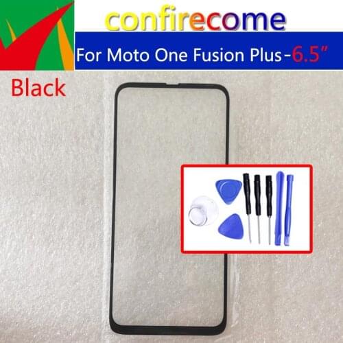 For Motorola Moto One Fusion+ / One Fusion Plus / XT2067 LCD Front Touch Screen Glass Outer Lens Replacement
