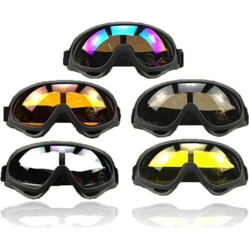 1pcs Winter Windproof Skiing Glasses Goggles Outdoor Sports cs Glasses Ski Goggles UV400 Dustproof Moto Cycling Sunglasses