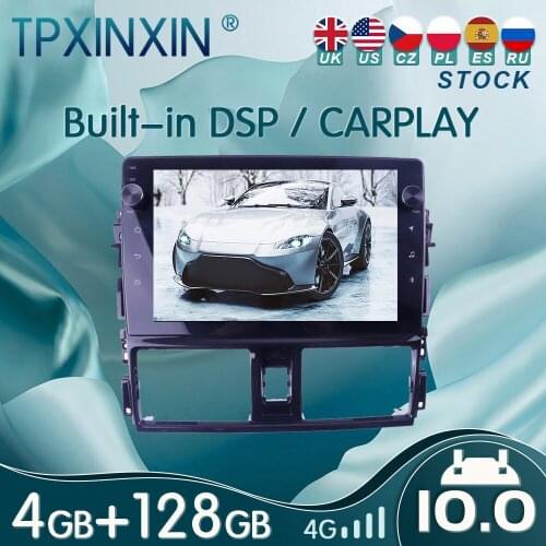 10.0 PX6 For Toyota Yaris / Vios 2013 - 2016 Android Car Stereo Car Radio with Screen Radio Player Car GPS Navigation Head Unit