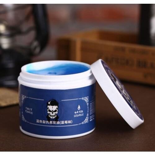 90g New Male Matte Hair Mud Refreshing Wax Unisex Molding Styling Paste Dye Cream 5 Colors Gel Hot
