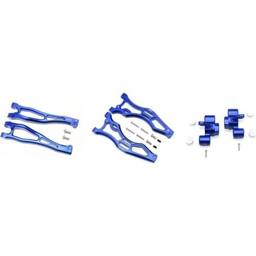 ALUMINUM FRONT UPPER&LOWER ARMS+FRONT KNUCKLE ARMS For ARRMA KRATON, OUTCAST