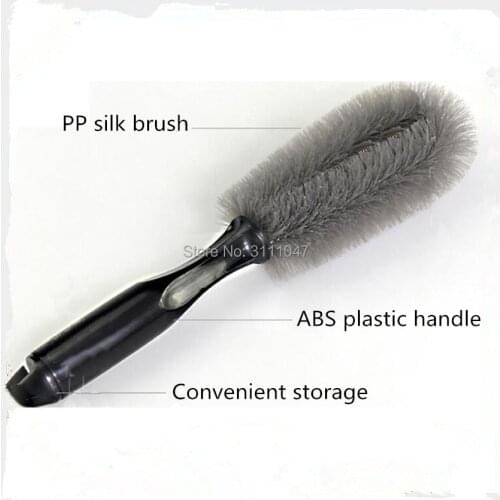 Car Wheel Rims Tire Washing Brush FOR mazda 3 swift ford focus mk3 peugeot 208 vauxhall astra j honda civic 2006-2011 passat b7
