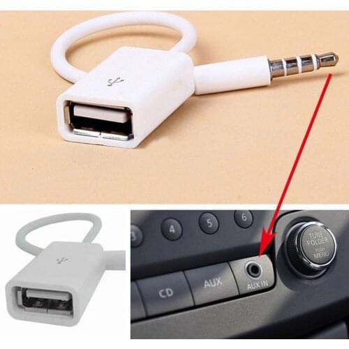 Car AUX Converter Cable Cord for Toyota Hilux Fortuner Land Cruiser Camry 2016 2017 2018 2019