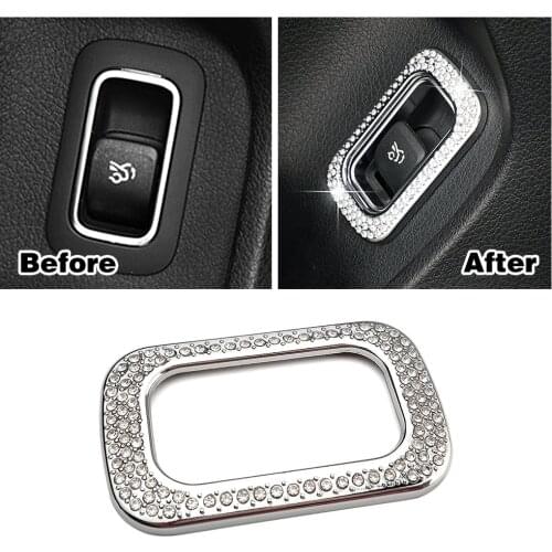 For Mercedes Benz GLA Class GLA200 GLA220 GLA250 2020 2021 Interior Part Refit Rear Trunk Adjust Switch Button Crystal Trim