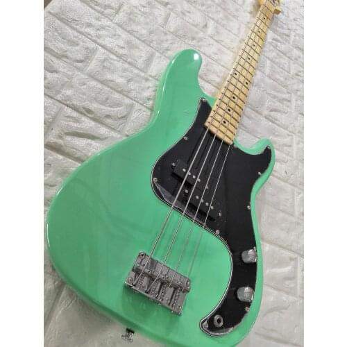 Electric Bass guitar P bass guitar 4 strings Mint green color maple fretboard Black pickguard.customized,Paypal available!Bs-15