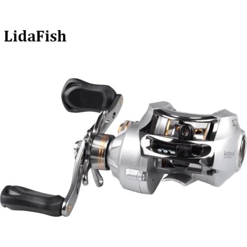 LIDAFISH Brand BT-120 Series 9+1BB Baitcasting Fishing Reel Gear Ratio 6.3:1 Spinning Reel Metal Spool Fishing Coil