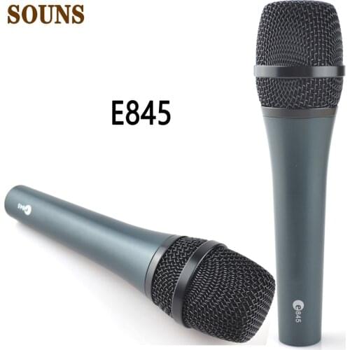 Free Shipping микрофон E845 Wired dynamic Cardioid Professional Vocal Microphone E845 Studio Mic E845 E835 E828