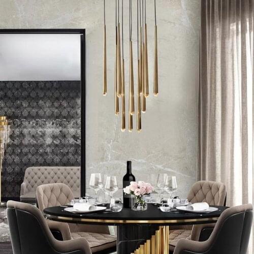 Minimalist LED Pendant Lights Hotel Hall Hanglamp Living room Pendant Lamp Dining room Hanging Lamp Cable Adjustable Home Deco