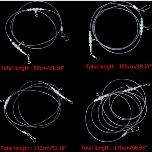 New 1 Group Fishing Tackle Line Swivels Night Luminous Beads Pins Rolling Connector 2020