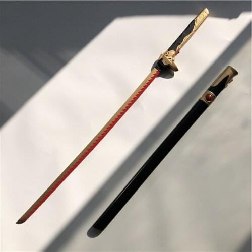 Cosplay Overwatch Game Genji Evil Spirit Sheath Knife Shimada Genji Katana Role Play Game PU Weapon Model Toy Prop Sword 106cm