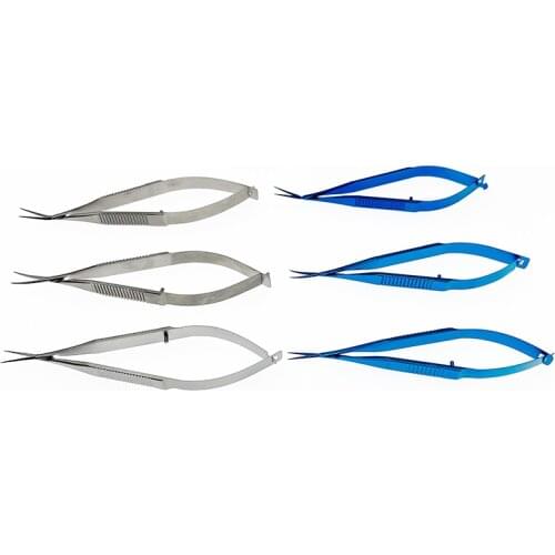 Ophthalmic micro scissors 8.5cm Venus scissors Stainless steel/ Titanium alloy eye surgical tools
