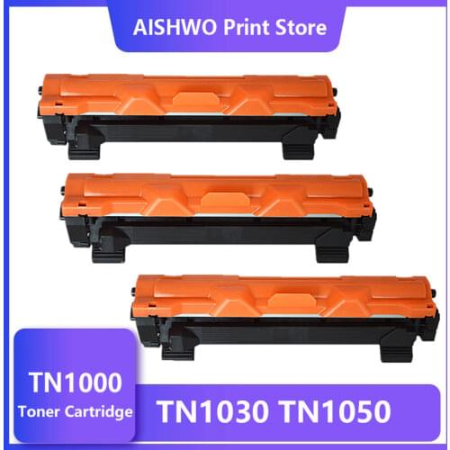 ASW 3pcs TN1000 toner cartridge compatible for Brother TN1030 TN1050 TN1060 TN1070 TN1075 HL-1110 1210 MFC-1810 DCP-1510 1610W