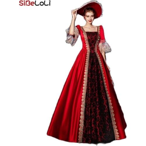 Victorian Dress Party Dress Halloween Costume Drama Stage Performance Victorian Dress Rococo Ball Gown Dress