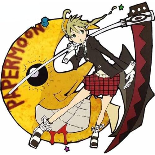 Personality Cartoon Soul Eater MAKA ALBARN Surfboard Car Sticker Anime Bumper Decal Vinyl Waterproof Sunscreen Decals Kk13*13cm