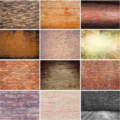 Vintage Brick Wall Backdrop Vinyl Photography Backdrops Photographic Background For Photo Studio Props 210327CAZ-02