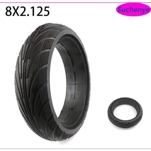8 inch 8x2.125 Solid Tire Non Pneumatic Explosion-proof for Electric Balanced Scooter Electric Scooter Baby