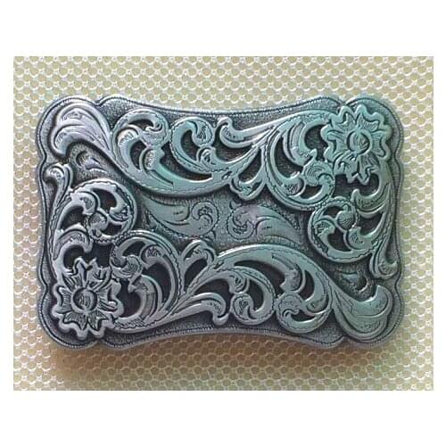 The Western Belt Buckle with pewter finish JF-BY286 suitable for 4cm wideth belt with continous stock