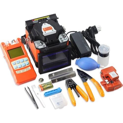 A-80S Orange Automatic Fusion Splicer Weilding Machine A-80S Fiber Optic Fusion Splicer Fiber Optic Splicing Machine