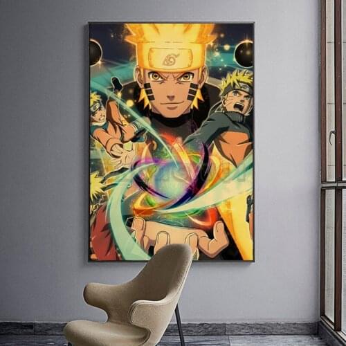 Boruto Anime Poster Vintage Uzumaki Posters Bar Cafe Home Decor Living Room Wall Sticker Art Painting Fans Collection Picture