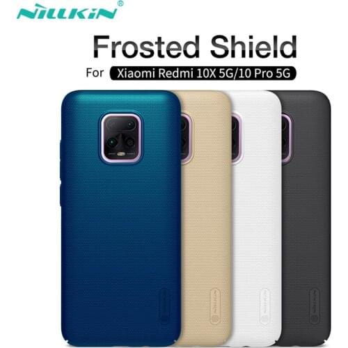 For Xiaomi Redmi 10X 5G Case Nillkin Phone Super Frosted Shield Case Back Cover for Xiaomi Redmi 10X Pro 5G Hard PC Case