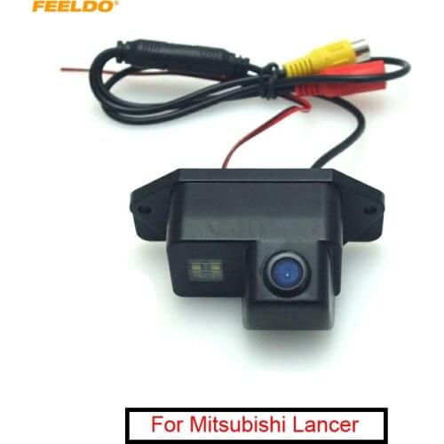 FEELDO 1Set Car CCD Rear View Camera with LED For Mitsubishi Lancer Wing God 2012-2014 Backup Parking Camera