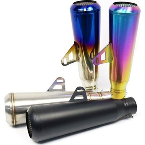 51MM Motorcycle Exhaust Muffler Pipe Stainless Steel With Network Escape Moto For kawasaki Z800 CB650 gsr 600 gsxr 600 750