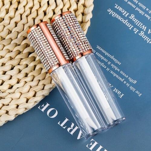 50pcs 5ml Round Lip Gloss Tubes DIY Empty Cosmetic Container Refillable Bottles Liquid Lipstick Storage Bottle