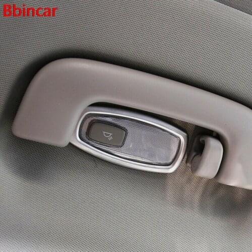 Bbincar ABS Matte Car Interior Rear Reading light Lamp Cover Trim Reading Roof Cover Trim 2pcs For KIA Sportage 2016 2017