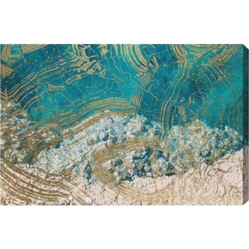 Wall Art Home Decor Canvas Print Coast Cyan Ocean Seascape Painting Modern Poster Living Room Modular Pictures No Frame Artwork