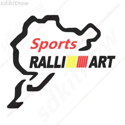New Nurburgring Sticker Sports Racing Windows Decal Car Styling For mitsubishi lancer asx outlander pajero galant accessories