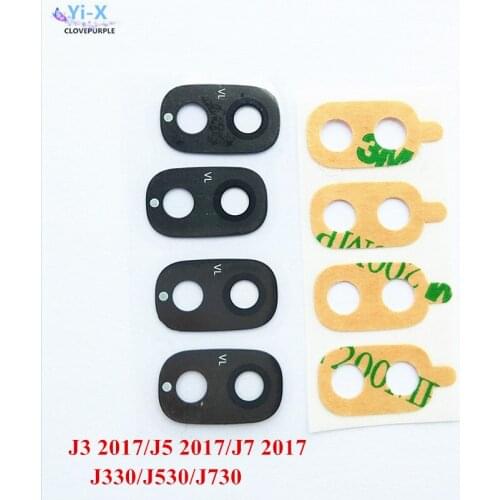Wholesale Price 50PCS/Lot Back Camera Glass Lens for Samsung Galaxy J3 2017/J5 2017/J7 2017 / J330 J530 J730