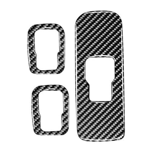 Fit for Volvo V60 S60 2010 to Carbon Fiber Window Lift Button Panel Car Modification Interior and Exterior Accessories