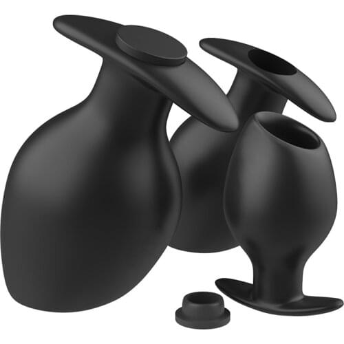 Hollow/Stopper Anal Plug Tunnel Snoop Enema Prostate Vagina Cleaner With Spigot Buttplug Intimate Goods Sex Toys For Women Men