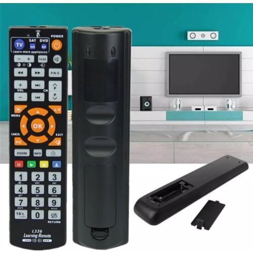 Smart Learning Infrared Remote Control Silicone Button Supports Multiple Devices TV CBL DVD SAT STB DVB HIFI TV BOX VCR STR-T