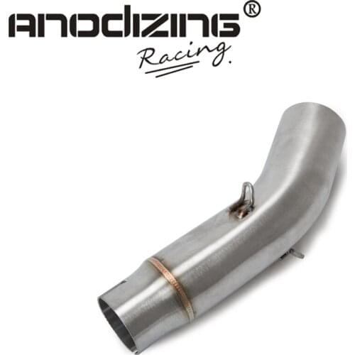 Motorcycle Slip-On Middle Link Pipe Exhaust Section For Suzuki GSR750 GSR 750 2011 2012 2013 2014 2015 2016 2017 2018