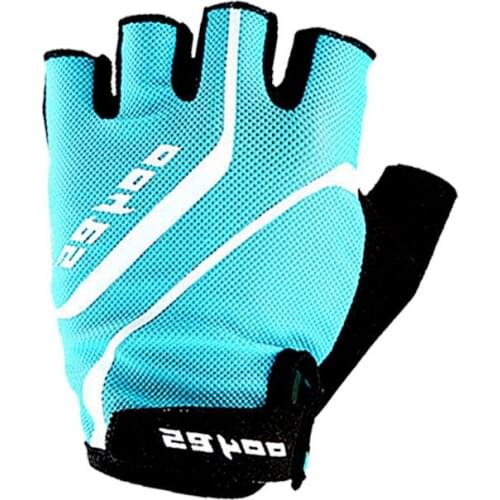 MTB Sport Bike Half Finger Cycling Gloves Summer Breathable Outdoor Bicycle Glove Silicon Pad Gel Palm Bike Riding Equipment