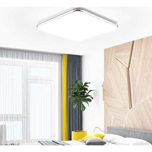 LED Ceiling Lights For Living Room Bedroom Bathroom Restaurant Simple Modern Square Lamps Natural Fixtures Ceiling Light