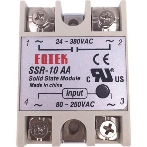 10PCS solid state relay SSR- 10DA 25DA 40DA NEW 3-32V DC TO 24-380V AC solid state relay voltage relay