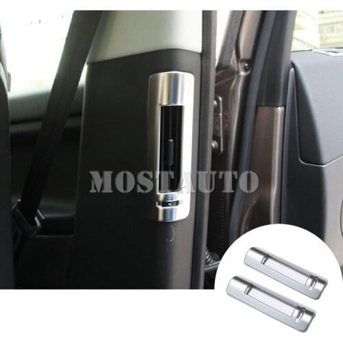 For Land Rover Discovery Sport Inner Rear Pillar Air Vent Cover Trim 2015-2018 2pcs Car Accessories Interior Car Decor Car Trim