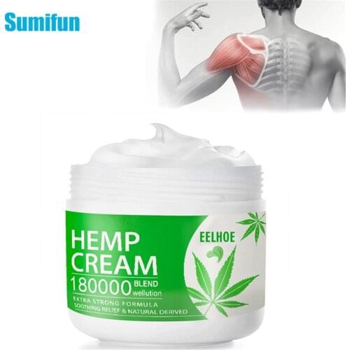 1pcs Soft Natural Anti-Inflammation Hemp Muscle Cream for Neck Pain Balm Ointment Pain Relief Relieve Musle Relief Hemp Balm 30g