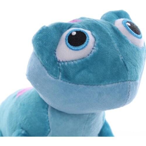 17-27CM Disney Frozen 2 Bruni Elsa Olaf Toys Chameleon Anime Cartoon Figure Plush Dolls Pendant Kid Birthday Gift