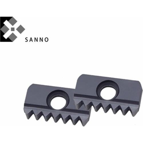 14N / E 0.5 - 14N / E 2.5 ISO cnc internal extern thread milling inserts, comb blade, threading mills for cnc milling machine