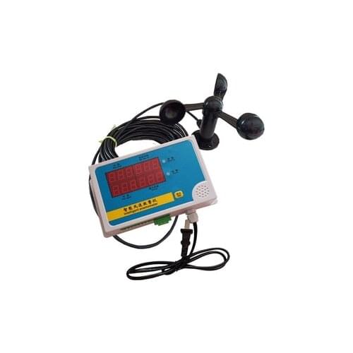 Tower Crane Anemometer Wind Speed Alarm Device Smart Wind Speed Alarm Device Aluminum Plastic Blade