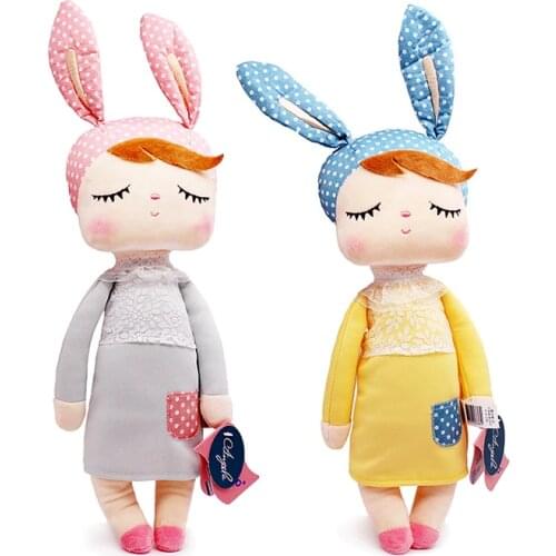 Angela original metoo high quality Sweet Cute Angela rabbit doll Metoo baby plush doll for kids panda butterfly bee poupee dolls