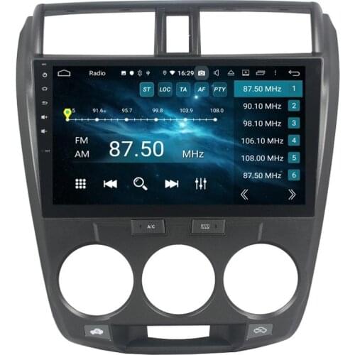 Car Radio DVD Player DSP PX6 2 din 10.1" Android 10 for Honda CITY 2006-2013 GPS Navigation Bluetooth 5.0 WIFI USB CarPlay