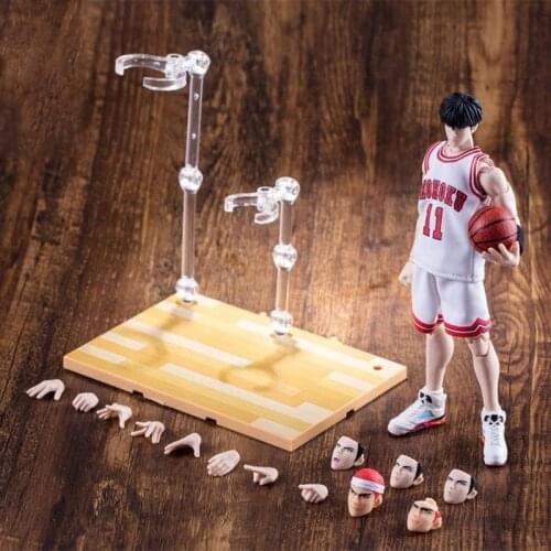 GREAT TOYS Dasin Rukawa Kaede Action Figure SLAM DUNK GT Model Toy NO.11 White Clothing Pvc Toys