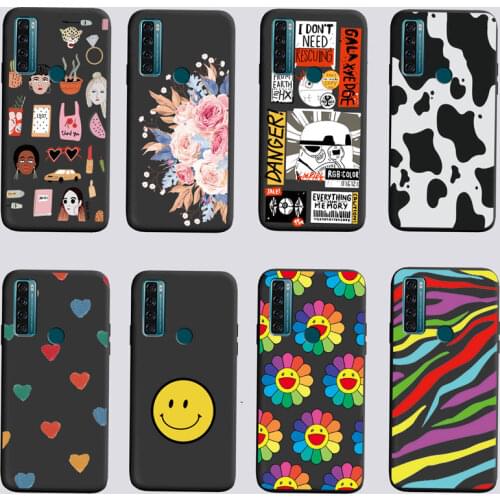 For TCL 20 SE Case Durable Tpu Silicon Shell For TCL 20 SE Phone Cover on TCL 20 SE Cases Covers Personality Fundas Bumper